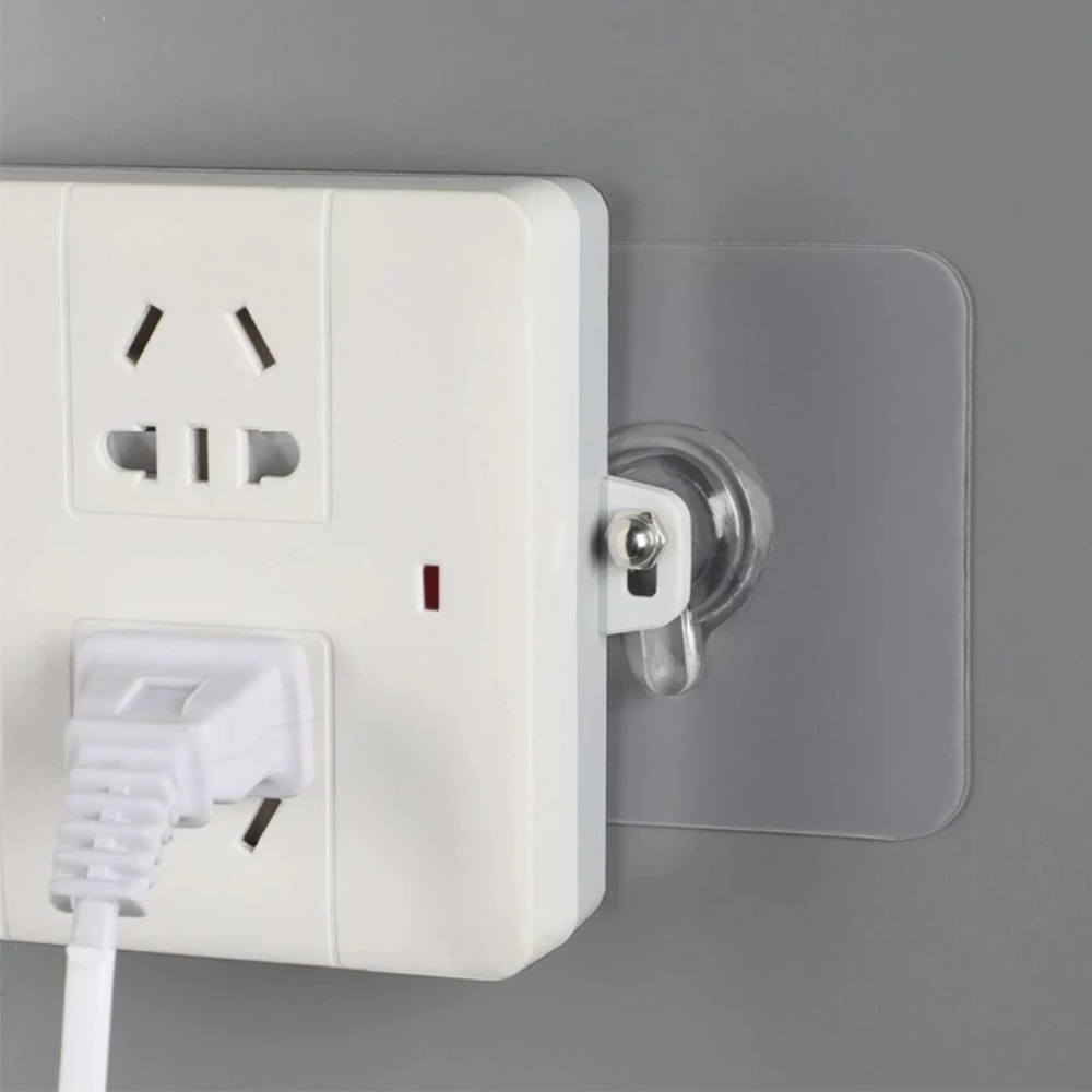 Gratis väggmonterad transparent krok (20 st)