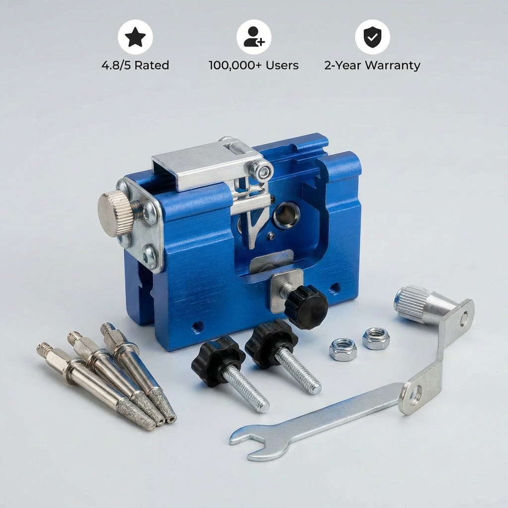 Sada na broušení řetězových pil (3 hlavy)